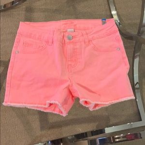 Pink justice shorts